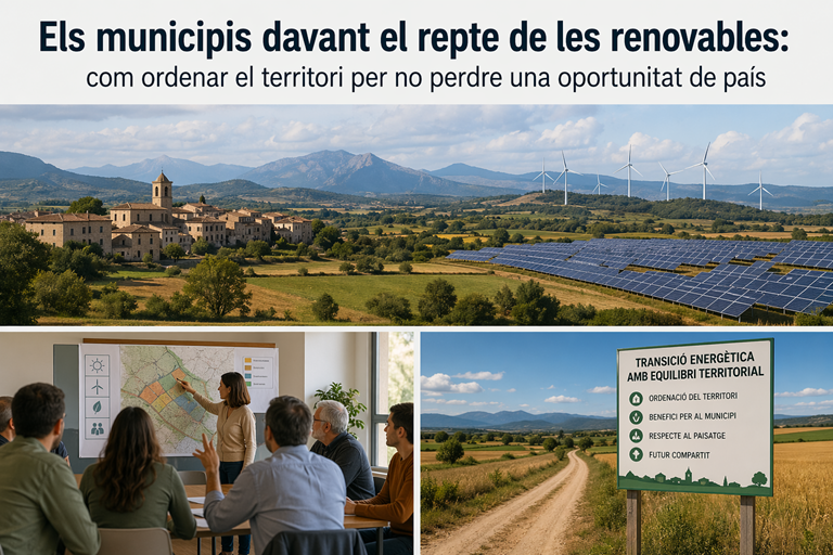 Municipis i renovables a Catalunya: com ordenar la transició energètica al territori